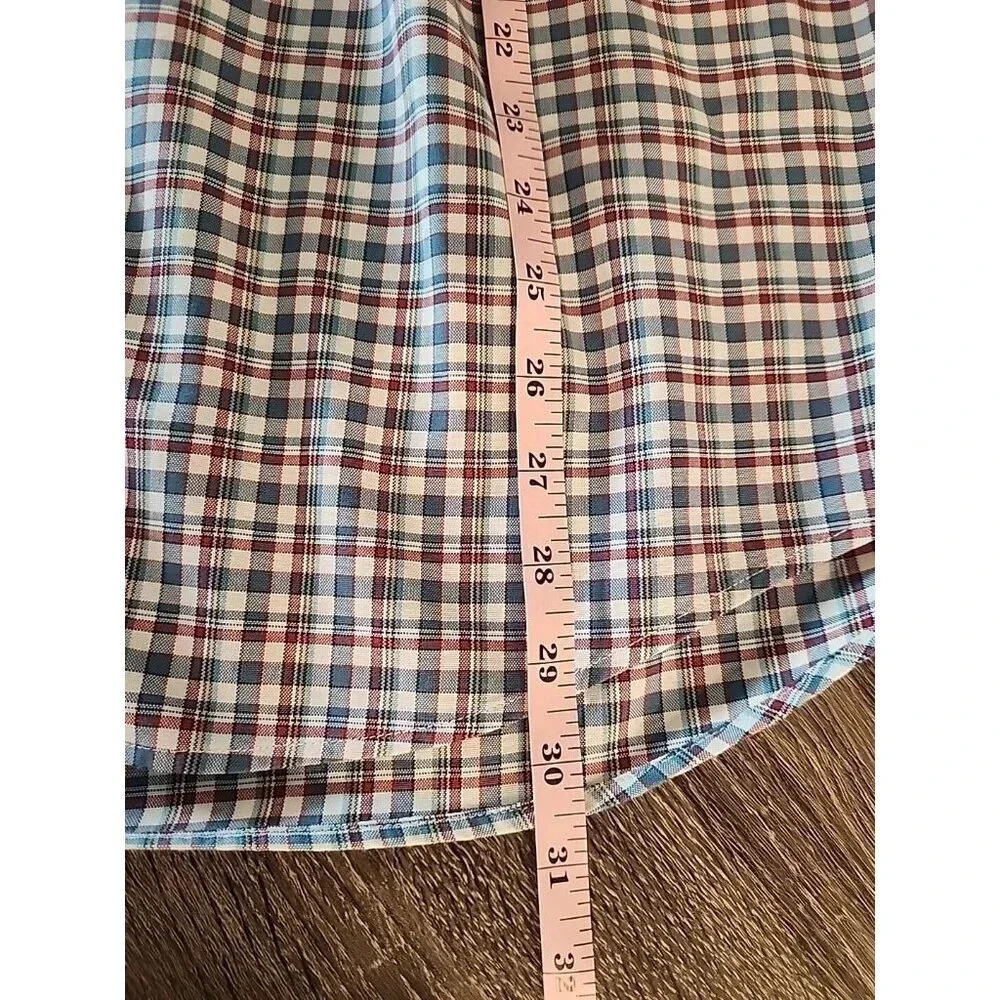 Vtg L.L. Bean Traditional Fit Men's Plaid Button Down Sz L Reg 100% Cotton - Picture 9 of 9